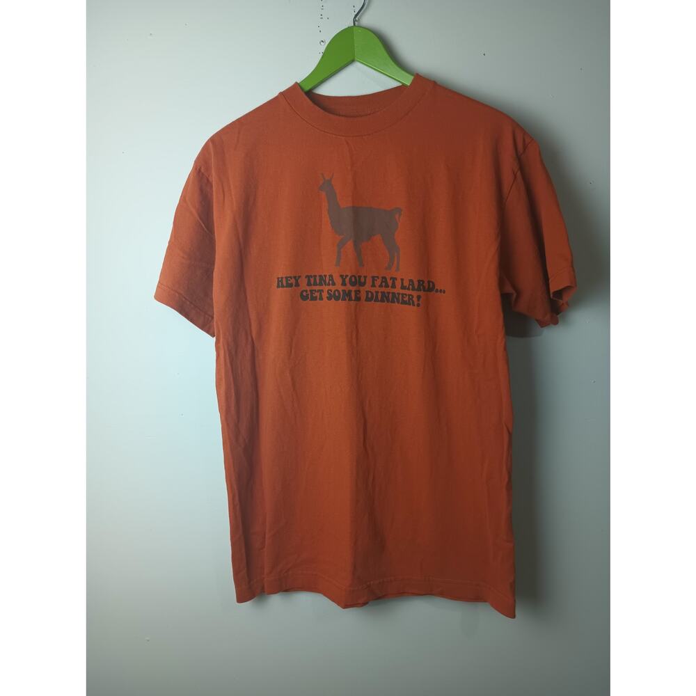 Vtg Napoleon Dynamite Movie Promo T-Shirt Men's M Cotton Tina Llama‎ Y2K Comedy